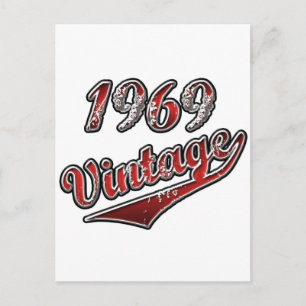 Cartão Postal 1969 Vintage