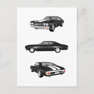 Cartão Postal 1970 Chevelle SS: