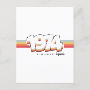 Cartão Postal 1974 O nascimento das lendas