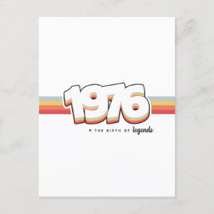 Cartão Postal 1976 O nascimento de lendas