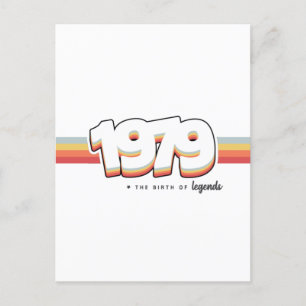 Cartão Postal 1979 O nascimento de lendas