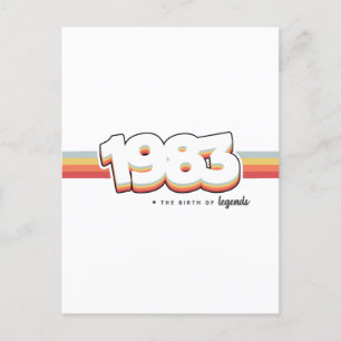 Cartão Postal 1983 O nascimento de lendas
