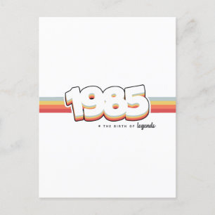Cartão Postal 1985 Nascimento de lendas