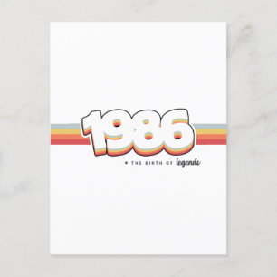 Cartão Postal 1986 O nascimento das lendas