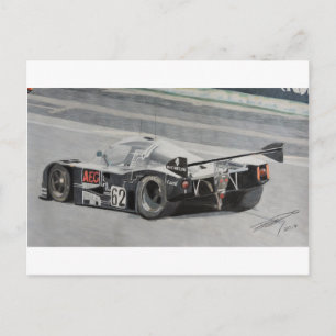 Cartão Postal 1988 Sauber C9 Mercedes