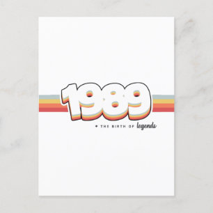 Cartão Postal 1989 O nascimento de lendas