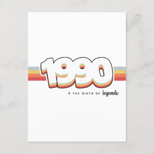 Cartão Postal 1990 O nascimento das lendas