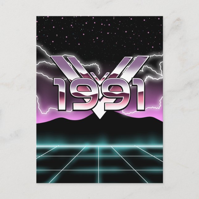 Cartão Postal 1991 Tech noir (Frente)