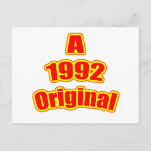 Cartão Postal 1992 Original Vermelho