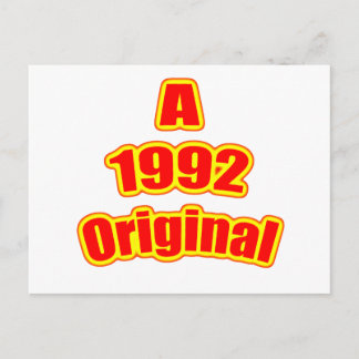Cartão Postal 1992 Original Vermelho