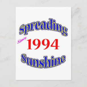 Cartão Postal 1994 Espalhando o Sol