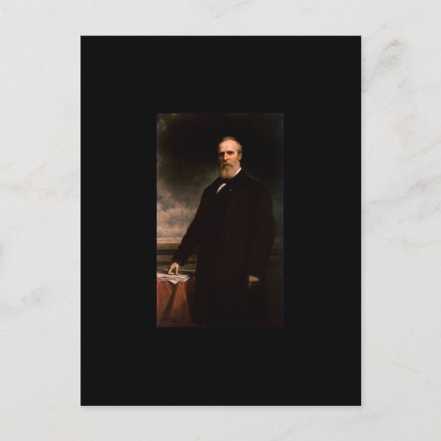 Cartão Postal 19 Rutherford B. Hayes (Frente)