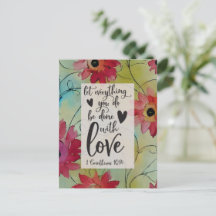 1 Corinthians 16 14 Tudo na Bíblia do Amor Verso