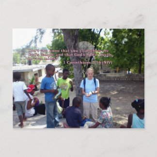 Cartão Postal 1 Corintianos 3:16