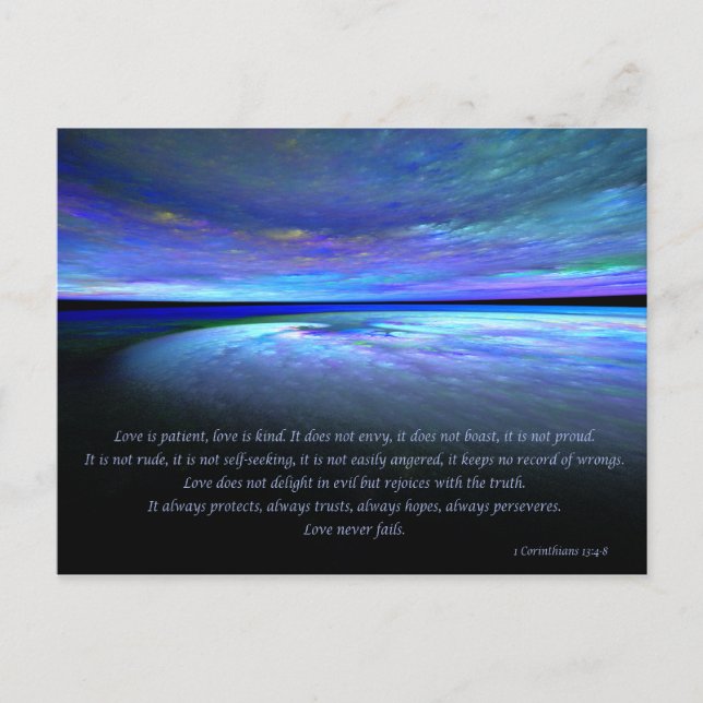 Cartão Postal 1 Corintianos 4:8 (Frente)