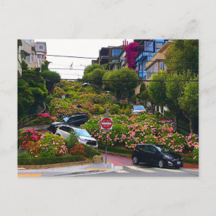 Cartão postal #1 da Lombard Street em São Francisc