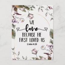 1 John 4:19 Adoramos porque ele primeiro nos amou