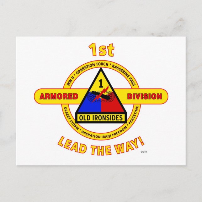 CARTÃO POSTAL 1RUAS ARMOVERADAS DIVISÃO "ANTIGAS IRONSIDADES" (Frente)