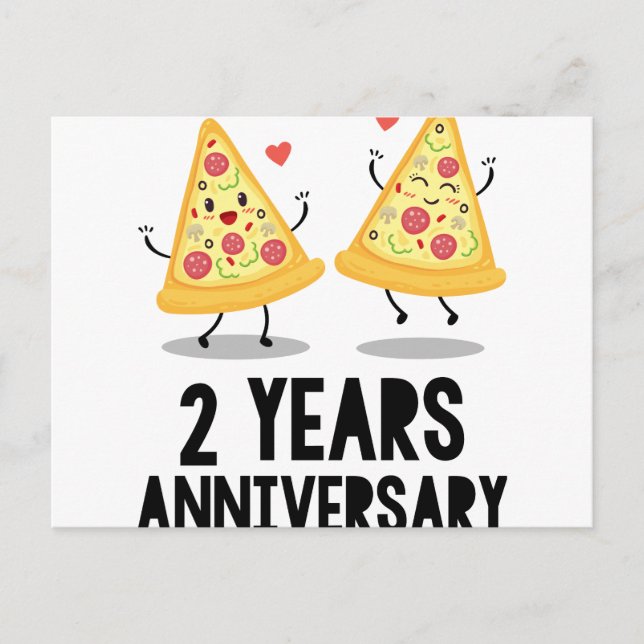 Cartão Postal 2º Aniversário 2 Anos (Frente)