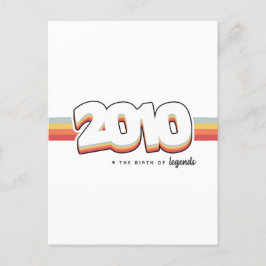 Cartão Postal 2010 Nascimento de lendas