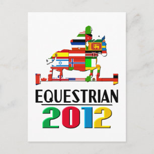 Cartão Postal 2012: Equestre