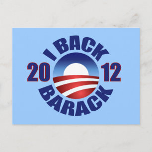 CARTÃO POSTAL 2012 I BACK BARACK