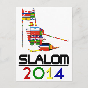 Cartão Postal 2014: Slalom