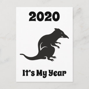 Cartão Postal 2020 Meu Ano do Rato