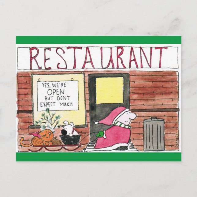 Cartão Postal 2020 ziggy santa na cidade (Frente)