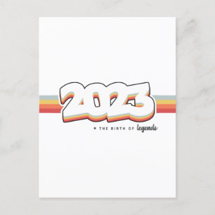 Cartão Postal 2023 O nascimento das lendas Camiseta