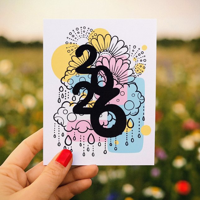 Cartão Postal 2026 Blooming After the Rain (Criador carregado)