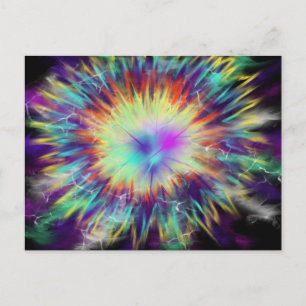 Cartão Postal 20 Amarelo Azul Azul-Cor-de-rosa-culto 17 Out 17 E