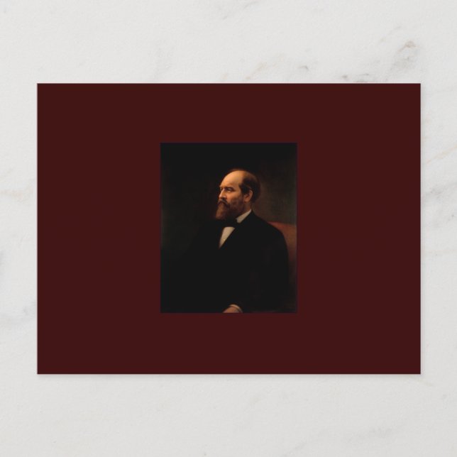 Cartão Postal 20 James A. Garfield (Frente)