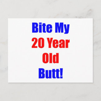 Cartão Postal 20 mordidas Meu Bumbum