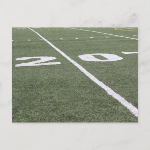 Cartão Postal 20 Yard Line Post Card