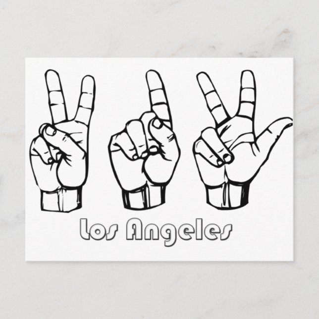Cartão Postal 213 - Los Angeles (Frente)