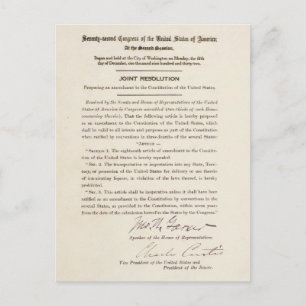 Cartão Postal 21 Alteração Constitucional Da rua Que Põe Termo À