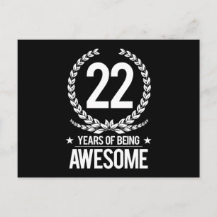 Cartão Postal 22º Aniversário (22 Anos De Esforço)