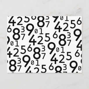 CARTÃO POSTAL 225 NÚMEROS ALEATÓRIOS FRACÇÕES MATEMÁTICA AP