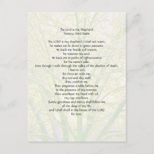 Cartão Postal 23º Salmo...