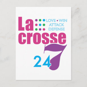 Cartão Postal 24/7 Lacrosse