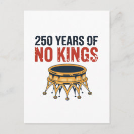 Cartão Postal 250º Aniversário Sem Rei 4 de Julho de 1776-2026