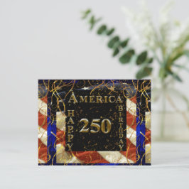 Cartão Postal 250º Feliz Aniversário América!