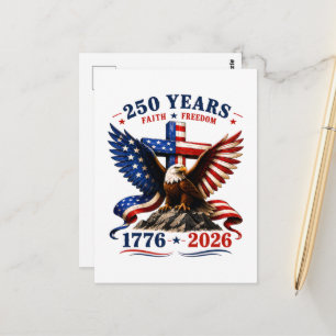 Cartão Postal 250 Anos de Fé e Liberdade