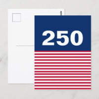 250 Vermelho Branco e Azul Aniversário dos EUA