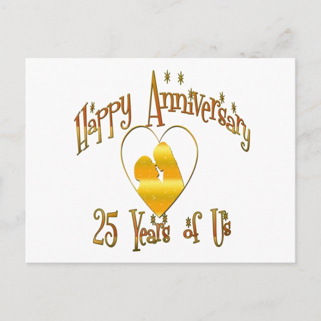 Cartão Postal 25. Aniversário (Frente)