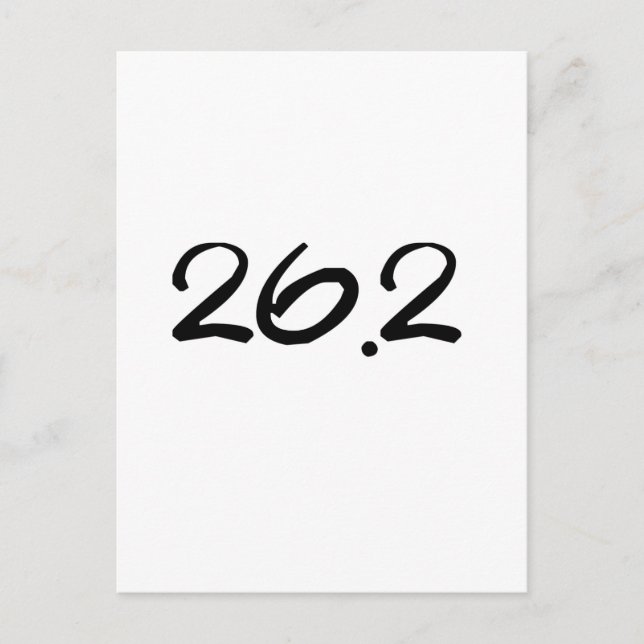 Cartão postal 26.2 (Frente)