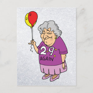 Cartão Postal 29 anos de mulher novamente