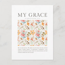 Cartão Postal 2 Corinthians 12:9 Minha graça é suficiente para v