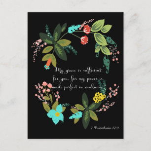 Cartão Postal 2 Corintianos 12:9